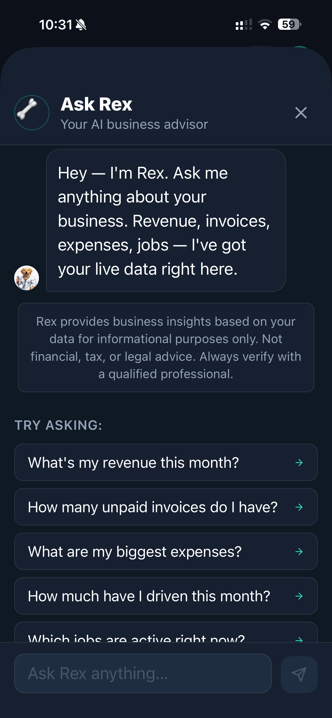 Ask Rex AI